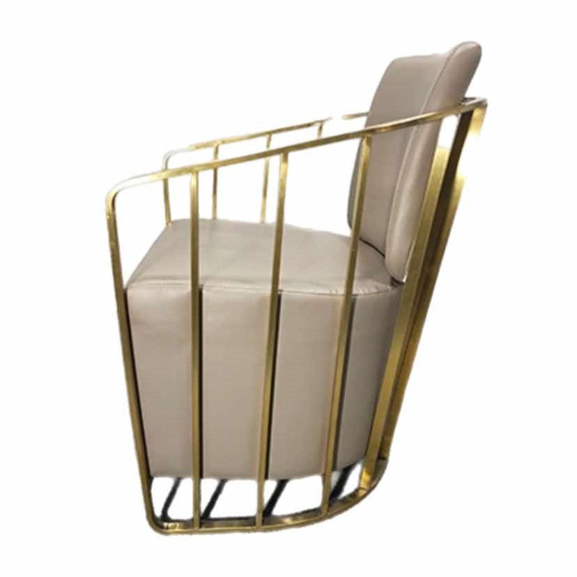 Lenora Caged Waiting Chair