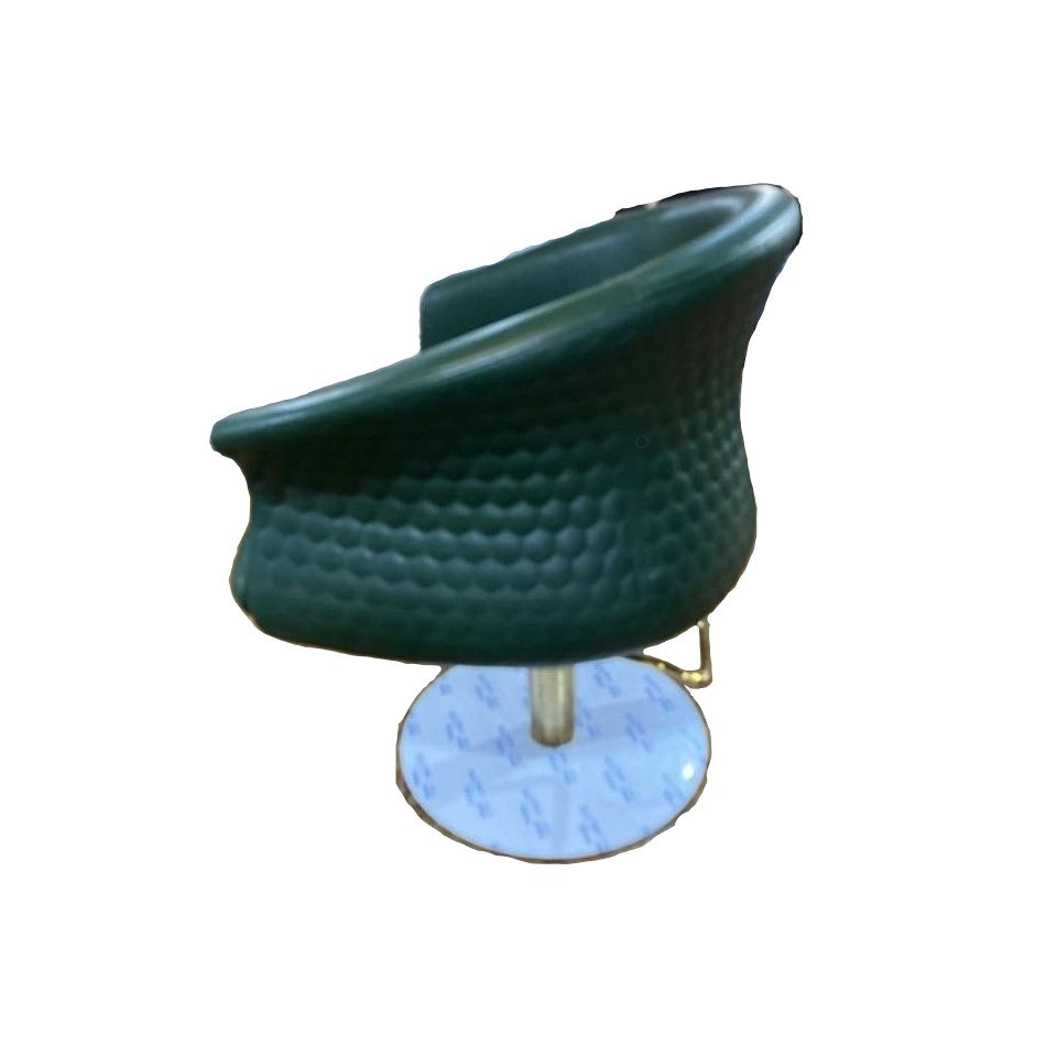 Albany styling chair, italian style design, green color, photo from side